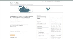 Desktop Screenshot of cookfoodgood.com